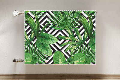 Magnet decorativ pentru calorifer Frunze tropicale