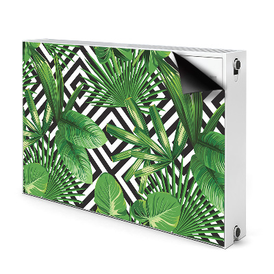 Magnet decorativ pentru calorifer Frunze tropicale