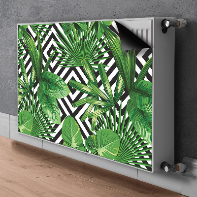 Magnet decorativ pentru calorifer Frunze tropicale