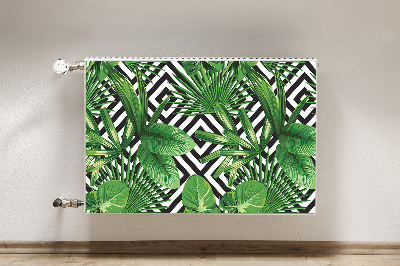 Magnet decorativ pentru calorifer Frunze tropicale