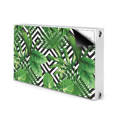 Magnet decorativ pentru calorifer Frunze tropicale