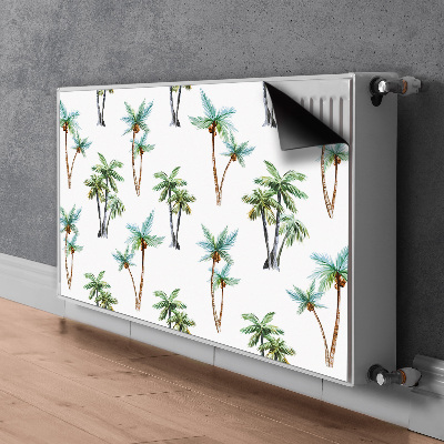 Capac decorativ pentru calorifer Palm mural