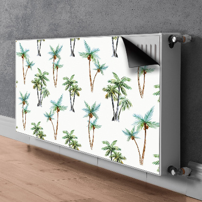 Capac decorativ pentru calorifer Palm mural