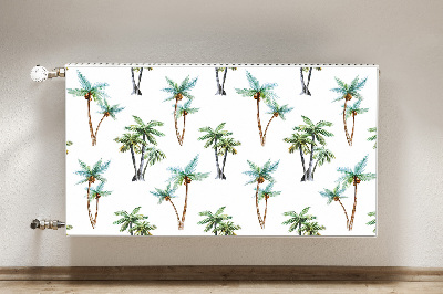 Capac decorativ pentru calorifer Palm mural