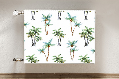 Capac decorativ pentru calorifer Palm mural