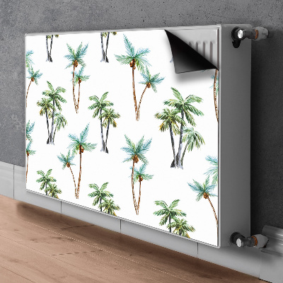 Capac decorativ pentru calorifer Palm mural