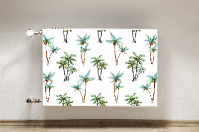 Capac decorativ pentru calorifer Palm mural