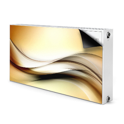 Magnet decorativ pentru calorifer Abstractizarea bejului