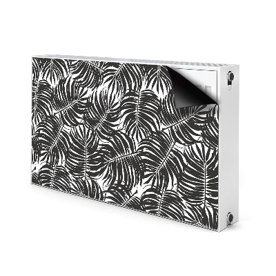 Magnet decorativ pentru calorifer Frunze negre