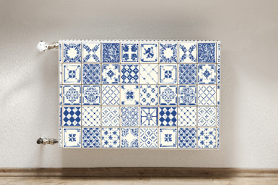 Capac decorativ pentru calorifer Placi azulejos