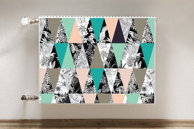 Magnet decorativ pentru calorifer Patchwork tropical