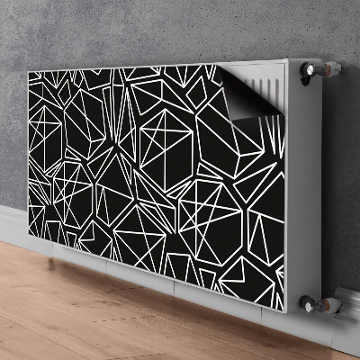 Magnet decorativ pentru calorifer Forme geometrice