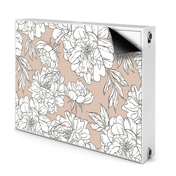 Magnet decorativ pentru calorifer Flori artistice