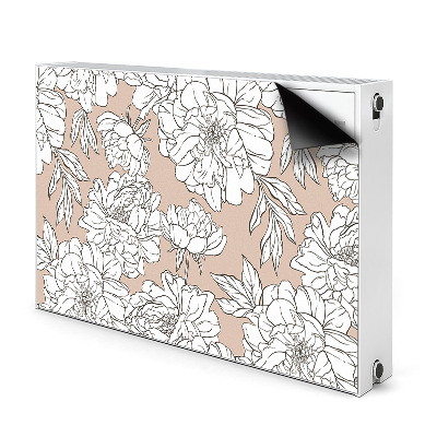 Magnet decorativ pentru calorifer Flori artistice