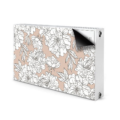 Magnet decorativ pentru calorifer Flori artistice