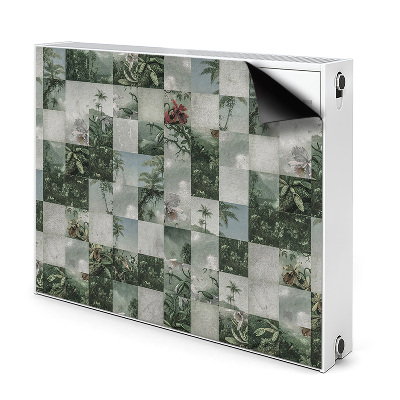 Magnet decorativ pentru calorifer Patchwork tropical