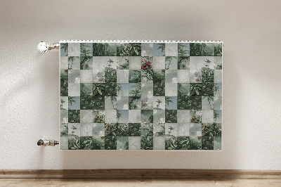 Magnet decorativ pentru calorifer Patchwork tropical