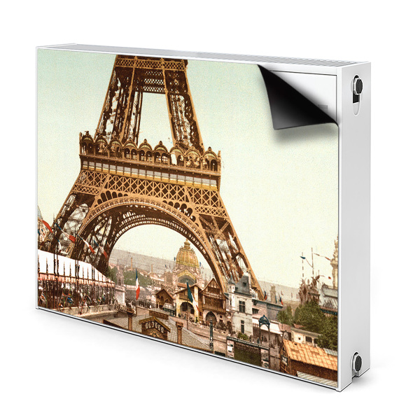 Magnet decorativ pentru calorifer Turnul retro eiffel