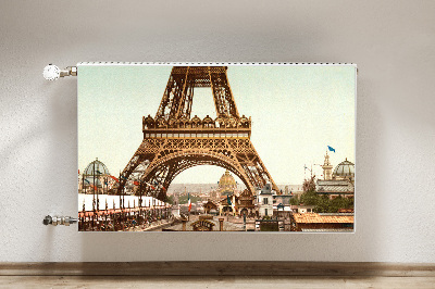 Magnet decorativ pentru calorifer Turnul retro eiffel