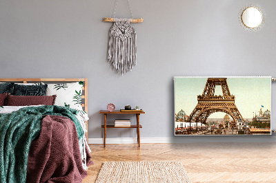 Magnet decorativ pentru calorifer Turnul retro eiffel