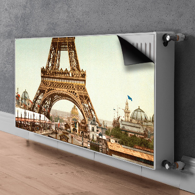 Magnet decorativ pentru calorifer Turnul retro eiffel