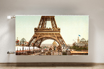 Magnet decorativ pentru calorifer Turnul retro eiffel