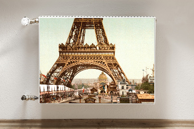 Magnet decorativ pentru calorifer Turnul retro eiffel