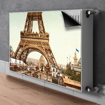 Magnet decorativ pentru calorifer Turnul retro eiffel