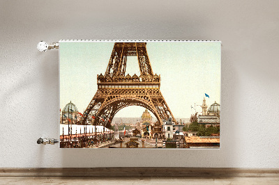 Magnet decorativ pentru calorifer Turnul retro eiffel