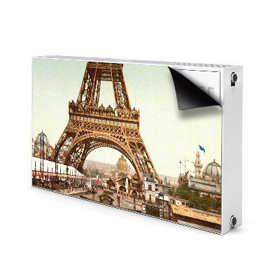 Magnet decorativ pentru calorifer Turnul retro eiffel