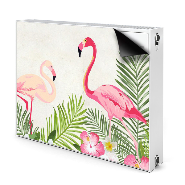 Magnet decorativ pentru calorifer Două flaminguri