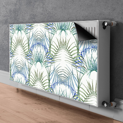 Magnet decorativ pentru calorifer Frunze tropicale