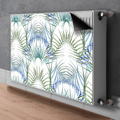 Magnet decorativ pentru calorifer Frunze tropicale