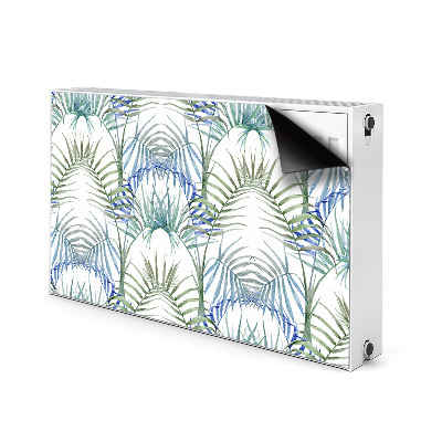 Magnet decorativ pentru calorifer Frunze tropicale