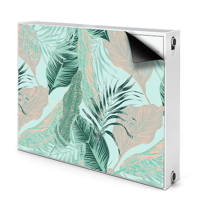 Magnet decorativ pentru calorifer Frunze tropicale