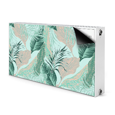 Magnet decorativ pentru calorifer Frunze tropicale