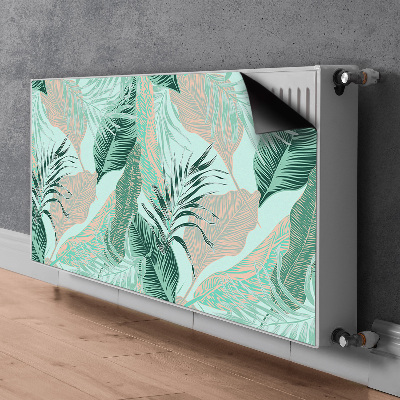 Magnet decorativ pentru calorifer Frunze tropicale