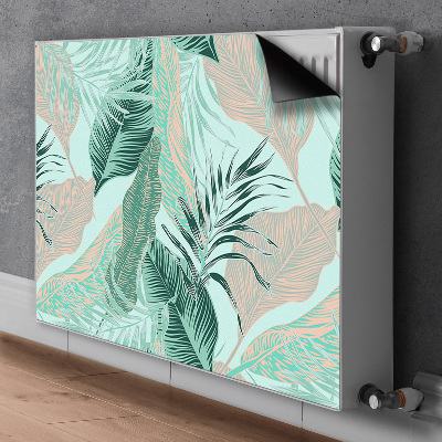 Magnet decorativ pentru calorifer Frunze tropicale