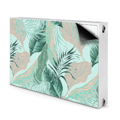 Magnet decorativ pentru calorifer Frunze tropicale