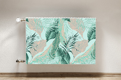 Magnet decorativ pentru calorifer Frunze tropicale