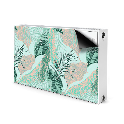 Magnet decorativ pentru calorifer Frunze tropicale