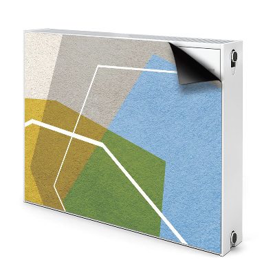 Magnet decorativ pentru calorifer Figuri geometrice