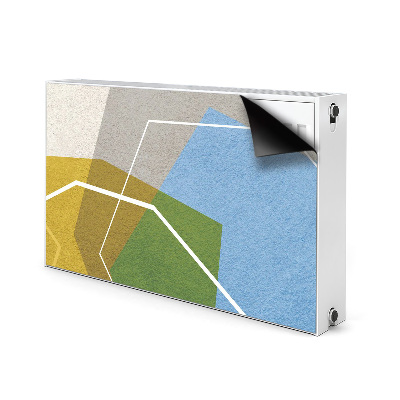 Magnet decorativ pentru calorifer Figuri geometrice