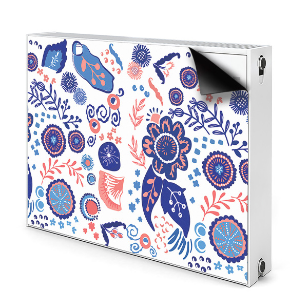 Magnet decorativ pentru calorifer Flori abstracte