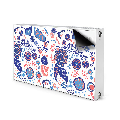 Magnet decorativ pentru calorifer Flori abstracte