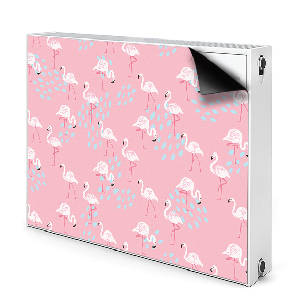 Magnet decorativ pentru calorifer Flamingos