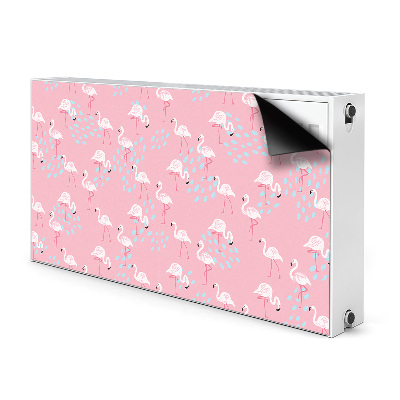 Magnet decorativ pentru calorifer Flamingos