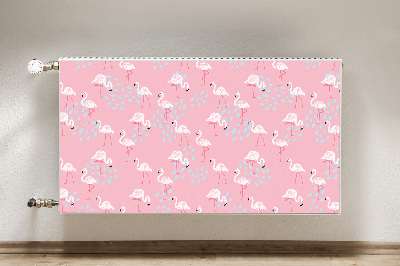 Magnet decorativ pentru calorifer Flamingos