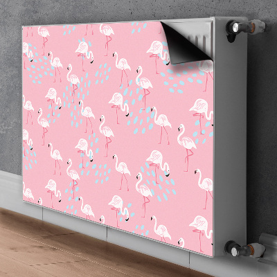 Magnet decorativ pentru calorifer Flamingos