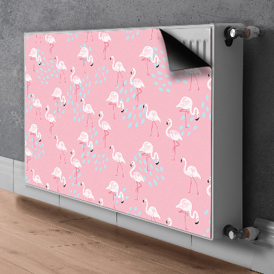 Magnet decorativ pentru calorifer Flamingos